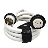 Parkworld  Marine Shore Power Extension Cord 50 AMP, Marine 50amp Shore Power Cord, NEMA SS2-50 male to female 50A 125V/250V