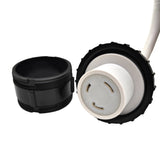 Parkworld RV/Camper/Marine Shore Power 30A Extension Cord, NEMA L5-30 Extension Cord Twist Lock, Female with Locking Ring