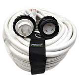 Parkworld RV/Camper/Marine Shore Power 30A Extension Cord, NEMA L5-30 Extension Cord Twist Lock, Female with Locking Ring