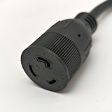 Parkworld 65399 NEMA L6-20P to L5-20R Adapter Cord, Output 20amp 125volt 1.5FT
