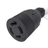 Parkworld 79308 Generator NEMA L14-20R to L14-20R, 4 Prong 20 AMP Female to Female Adapter Cord 12 inches
