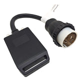 Parkworld 65023 RV Shore Power Twist Lock 50A to 20A, 220v to 110v Adapter Cord NEMA SS2-50P to (4) 5-20R T-Blade Household 5-15R Four Outlets Female with Two of 20amp Circuit Breaker