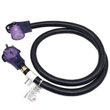 Parkworld RV 50A Extension Cord, NEMA 14-50 Extension Cord, 14-50P to 14-50R