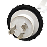 Parkworld 691975D RV Pigtail, Shore Power 30A Male L5-30P to 5-20R T-Blade Female, Dogbone Adapter Power Cord, Twist Lock L5-30 Plug to 5-15 Receptacle with Lighted (1.5FT)