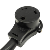 Parkworld 69953 RV Shore Power 50A SS2-50P to 30A TT-30R Adapter Cord 125V 1.5FT