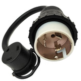 Parkworld 69953 RV Shore Power 50A SS2-50P to 30A TT-30R Adapter Cord 125V 1.5FT