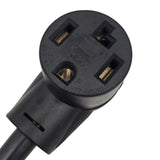 Parkworld 79391 Dryer Piggy-Back Adapter Splitter Cord NEMA 14-30P to 14-30R 30A 125V/250V & 14-30R 30A 125V/250V 1.5 Feet