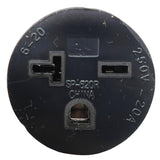 Parkworld 65184 3-Prong Industrial Splitter Cord, NEMA 6-30P to 6-30R and 6-20R (T-Blade Also for 6-15R) 3FT
