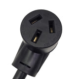 Parkworld 79384 Dryer Piggy-Back Adapter Splitter Cord NEMA 14-30P to 14-30R 30A 125V/250V & 10-50R 30A 125V/250V 1.5 Feet