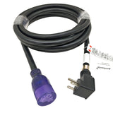 Parkworld NEMA 5-20 Extension Cord 5-20P to 5-20R (T Blade Female Also for 5-15R Adapter) 125V, 20A, 2500W