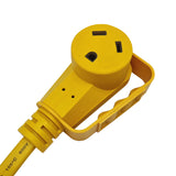 Parkworld 78820 AC Power Adapter Cord NEMA 6-50P Male to TT-30R RV 30A Outlet, 125 Volt 1.5FT