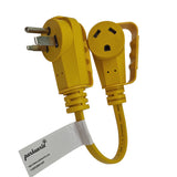 Parkworld 78820 AC Power Adapter Cord NEMA 6-50P Male to TT-30R RV 30A Outlet, 125 Volt 1.5FT