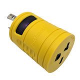 Parkworld 78899 Compact Adapter NEMA L15-30P to 6-20R T-Blade 6-15R 250 Volt (AD-178)
