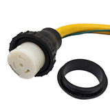 Parkworld 79049 Adapter Cord NEMA 10-50P Male to Shore Power SS2-50R Female, 50A, 125V/250V, 1.5FT