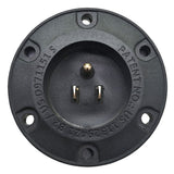 Parkworld 79568 NEMA 5-15 Port Plug Assembly Power Inlet, NEMA 5-15P to 5-15R Tri-outlets 1.5FT