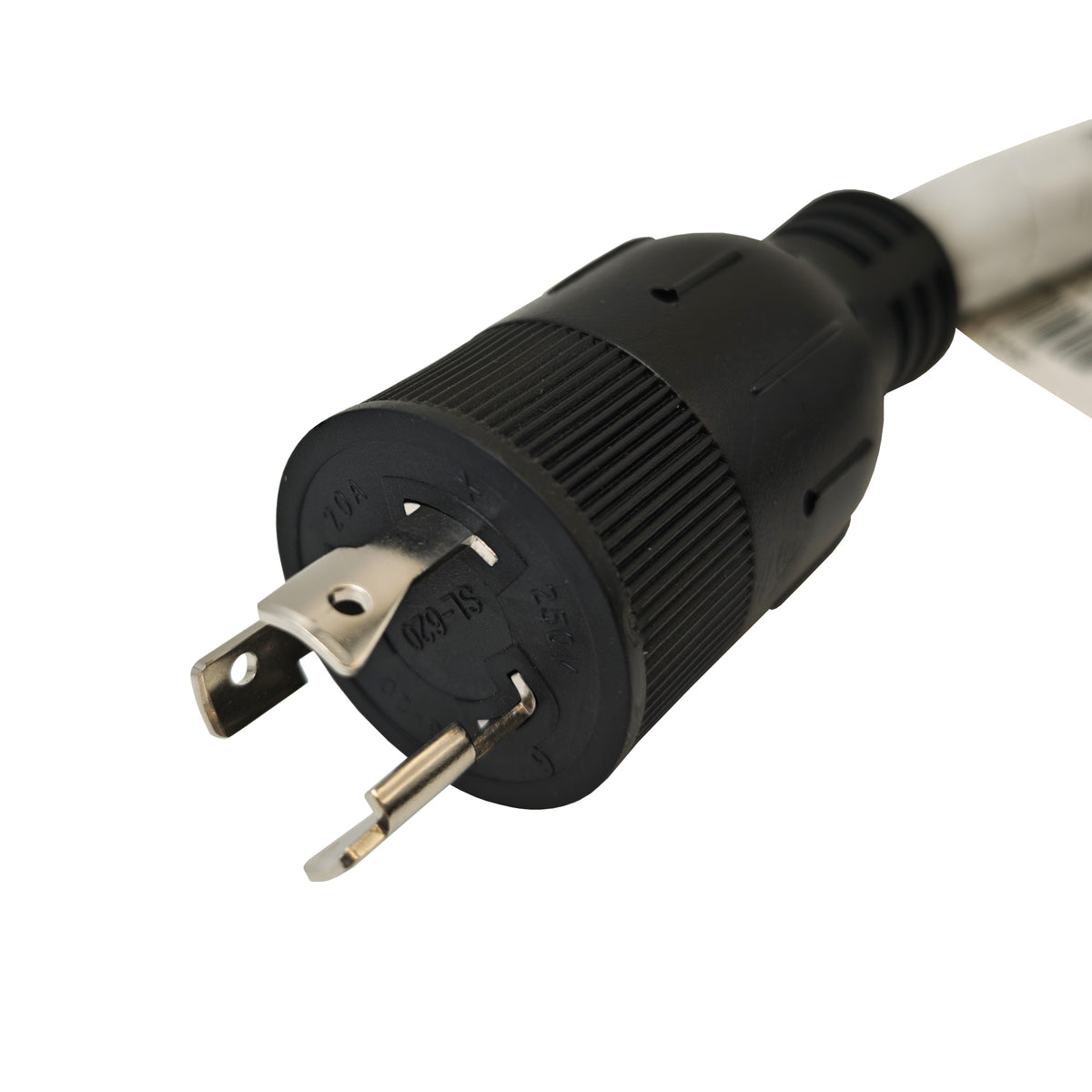 Parkworld 885132 Adapter Cord 20 AMP Twist Lock L6-20 Plug Male to