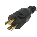 Parkworld 885279 Generator Adapter Cord 20 AMP 4-Prong Locking L14-20 Plug to 3-Prong Locking L5-20 Receptacle