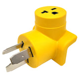 Parkworld 63074 NEMA 10-50P to 6-20R T-Blade 6-15R One Piece Compact Adapter Stove to A/C Adaptor Output 20amp 250Volt
