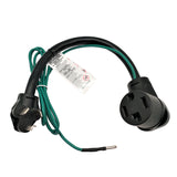 Parkworld 60011 Dryer Adapter Cord NEMA 10-30P Male to 14-30R Female, 30A, 250V