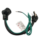 Parkworld 60011 Dryer Adapter Cord NEMA 10-30P Male to 14-30R Female, 30A, 250V