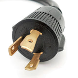 Parkworld 60097 Generator Adapter Cord NEMA L5-30 Plug Male to Dryer 10-30 Receptacle Female (Output 125V)