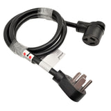 Parkworld 60134 Dryer Adapter Cord ETL Listed NEMA 14-30P Male to 10-30R Female, 30A, 250V, 7500W