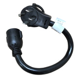 Parkworld 60288 RV 50A 14-50 Plug Male to Generator L14-30 Twist Lock 4 Prong 30A Receptacle Female