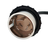 Parkworld 60301 Shore Power Adapter Cord Marine 50A 125V SS1-50P Male to RV Twist Lock L5-30R 30A 125V Female