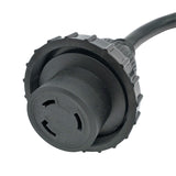 Parkworld 60301 Shore Power Adapter Cord Marine 50A 125V SS1-50P Male to RV Twist Lock L5-30R 30A 125V Female