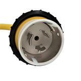 Parkworld 60301 Shore Power Adapter Cord Marine 50A 125V SS1-50P Male to RV Twist Lock L5-30R 30A 125V Female