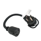 Parkworld 60790 Welder Adapter Cord Welder NEMA 14-60P to L5-30R Generator 3 Prong Locking Female, 30AMP, 125Volt, 1.5FT