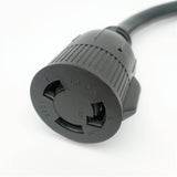 Parkworld 60837 AC Adapter Cord 50 Amp SS2-50P to L6-30R Connector Locking 30 Amp 250 Volt Female, 1.5FT