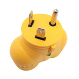 Parkworld 60912 NEMA TT-30 Splitter Adapter, RV 30 AMP 3-Prong 125V Male Plug TT-30P to (2) TT-30R Female Receptacle