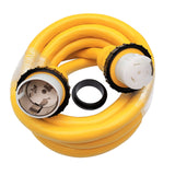Parkworld  Marine Shore Power Extension Cord 50 AMP, Marine 50amp Shore Power Cord, NEMA SS2-50 male to female 50A 125V/250V