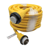 Parkworld  Marine Shore Power Extension Cord 50 AMP, Marine 50amp Shore Power Cord, NEMA SS2-50 male to female 50A 125V/250V