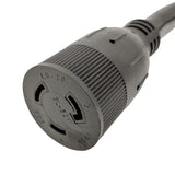 Parkworld 61247 Adapter Cord NEMA 14-30P to L5-20R, 20A 1FT (Output 125V)