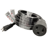 Parkworld 61377 NEMA 6-20P to 6-50R, A/C 20A to Welder 50A Adapter Cord, 20A 250V