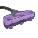 Parkworld 61469 Dryer Adapter Cord, Dryer 3-Prong 10-30P Male to (3) 5-15R Female Household Tri Outlet with Lighted, Output 125V, 14 inch