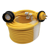 Parkworld RV/Camper/Marine Shore Power 30A Extension Cord, NEMA L5-30 Extension Cord Twist Lock, Female with Locking Ring