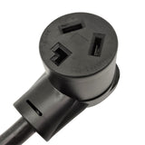 Parkworld 61704 NEMA 10-50P to 10-30R AC Adapter Cord 30A 250V 7500W (1FT)