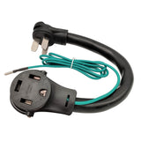 Parkworld 61858 Dryer Adapter Cord NEMA 10-50P Male to 14-60R Female, 50A, 250V (1.5FT)