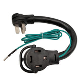 Parkworld 61858 Dryer Adapter Cord NEMA 10-50P Male to 14-60R Female, 50A, 250V (1.5FT)