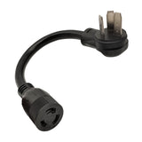 Parkworld 61933 NEMA 10-50P to L6-20R AC Adapter Cord 20A 250V 5000W (1FT)