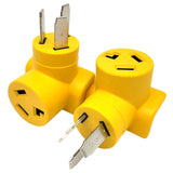 Parkworld 63067 NEMA 10-50P to 10-30R One Piece Compact Adapter Stove to Dryer Adaptor Output 30amp 250Volt
