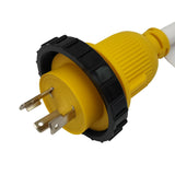 Parkworld 63630 Shore Power 30A to EV Adapter Cord NEMA L5-30P to 14-50R for Electrical Vehicle (ONLY for EV charger or Tesla UMC, NOT for RV) 1.5FT