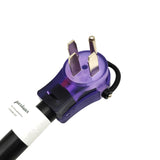 Parkworld 62800 RV 50 AMP Splitter Adapter 14-50P Male Plug to 14-50R and TT-30R Female Connector 3FT