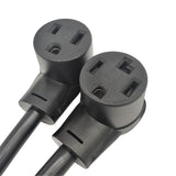 Parkworld 62152 Dryer Splitter, NEMA 14-30 Male Plug to 14-30 & 6-50 Female Receptacle, Dryer 4-Prong 30 AMP Y Adapter Cord