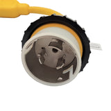 Parkworld 62169 Splitter Marine Shore Power Y Adapter 50A 125V Plug SS1-50P to L5-30R Female Dual 30A 120V connectors