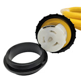 Parkworld 62176 Shore Power Adapter Generator 30A L14-30P Male to Marine 50A SS2-50R Female with Locking Ring