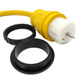 Parkworld 62176 Shore Power Adapter Generator 30A L14-30P Male to Marine 50A SS2-50R Female with Locking Ring